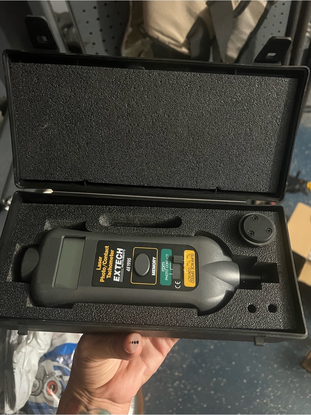 Photo/Thermal Laser Lux Meter - Black